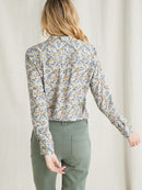 Ico Libert Shirt - Dark Blue Print - Women