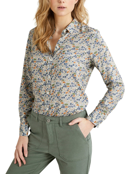 Chemise Ico Libert - Bleu Fonce Imprime - Femme