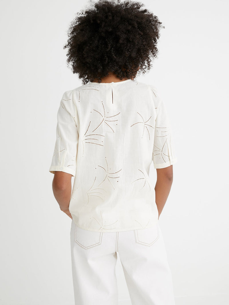 Brod Ang Blouse - Medium White - Women