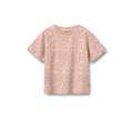 T-shirt a maniche corte Ella - Fiori a cuore magenta