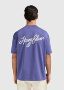 T-Shirt Cursive - Kobalt Blue