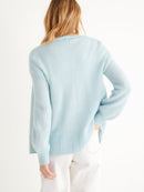 Mohair Cardigan - Light Blue - Women