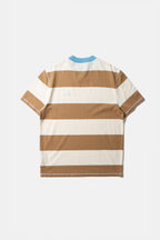 Camiseta Lisa Top Rayas Marrón