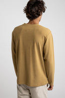 Rhythm - T-Shirt Vintage Terry - Sand - Homme