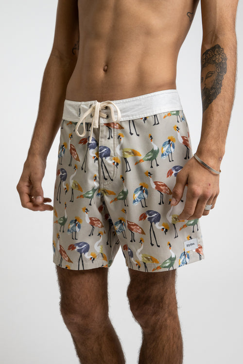 Rhythm - Short De Bain Crane Trunk - Sand - Homme