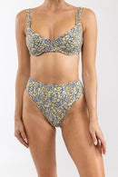 Rhythm - Braguita de bikini con banda Carrie Hi Hip - Negro - Mujer