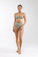 Rhythm - Braguita de bikini con banda Carrie Hi Hip - Negro - Mujer