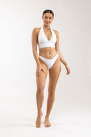 Rhythm - Braguita de bikini de corte alto Pearl - Marfil - Mujer
