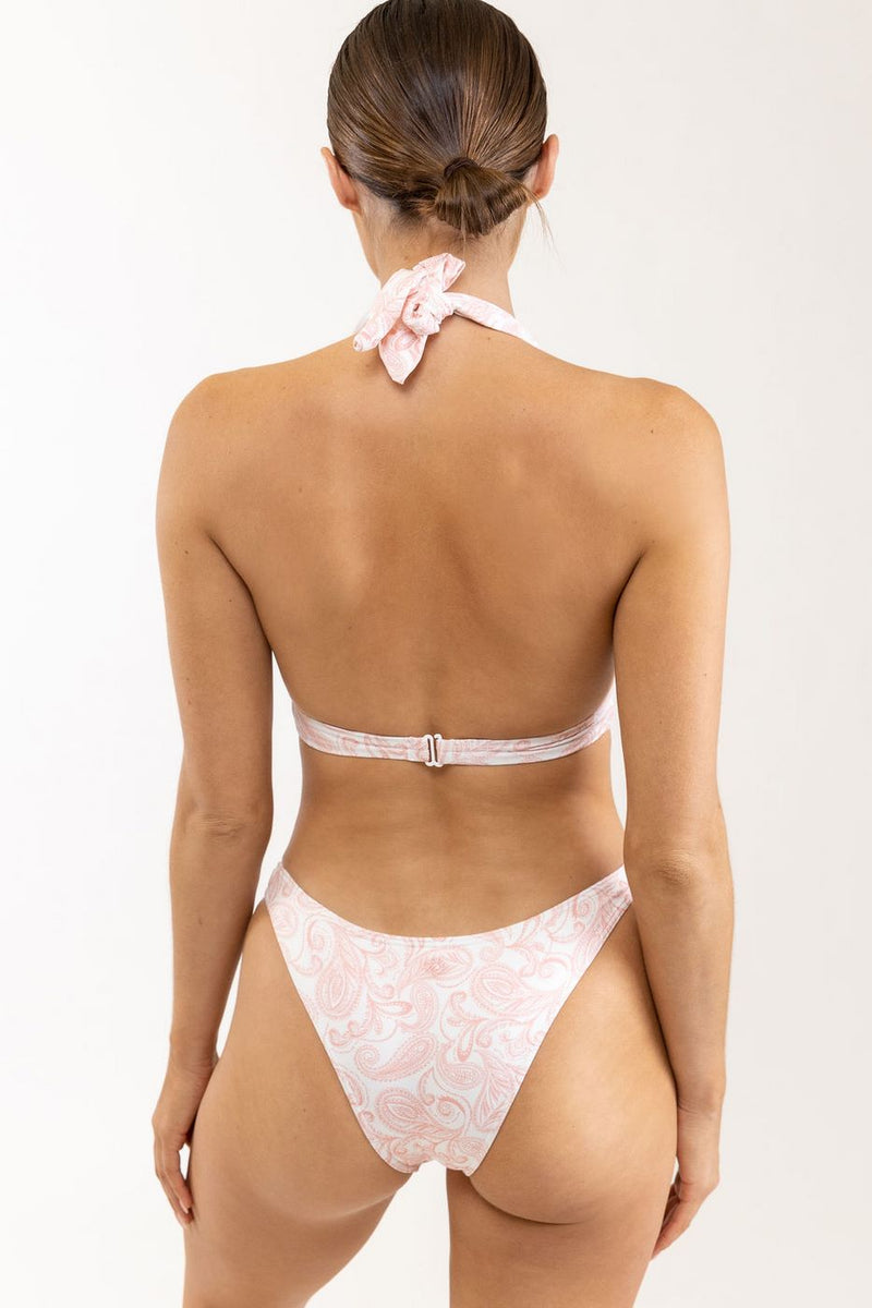 Rhythm - Top de bikini con cuello halter Fiji Dd - Rosa - Mujer