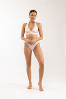 Rhythm - Top de bikini con cuello halter Fiji Dd - Rosa - Mujer