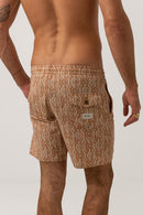 Rhythm - Short De Bain Floral St - Butterscotch - Homme