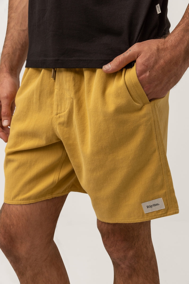 Rhythm - Short De Marche Brushed Jam - Or - Homme