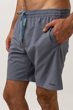 Textured Beach Jam - Slate - Men