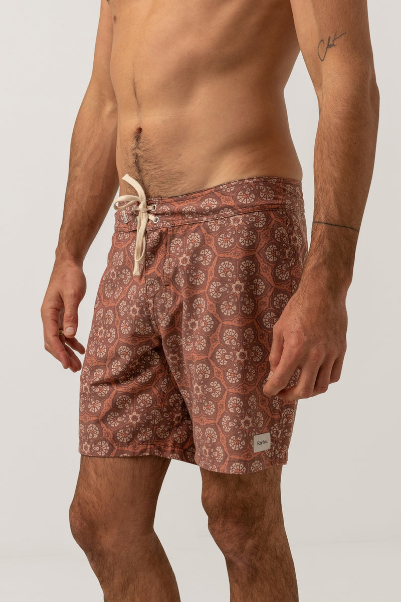 Rhythm - Short De Bain Talavera Trunk - Rust - Homme