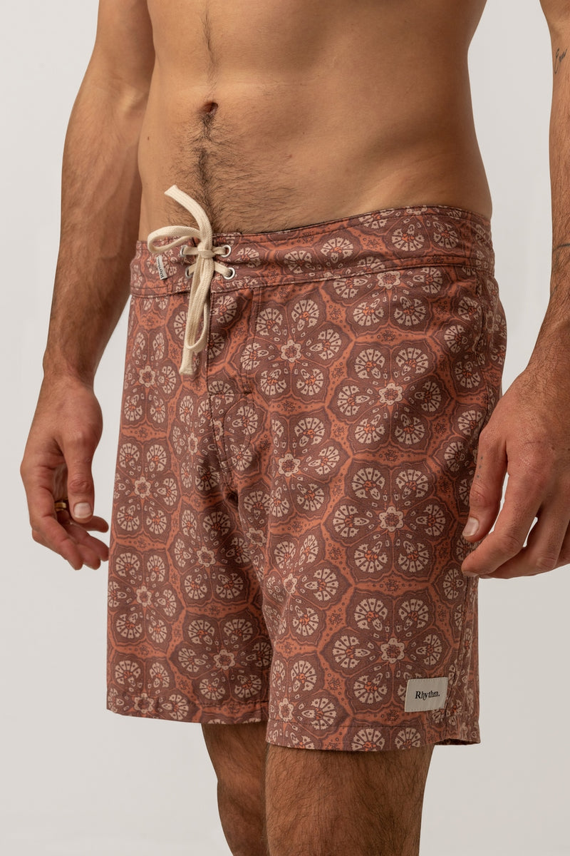 Rhythm - Short De Bain Talavera Trunk - Rust - Homme