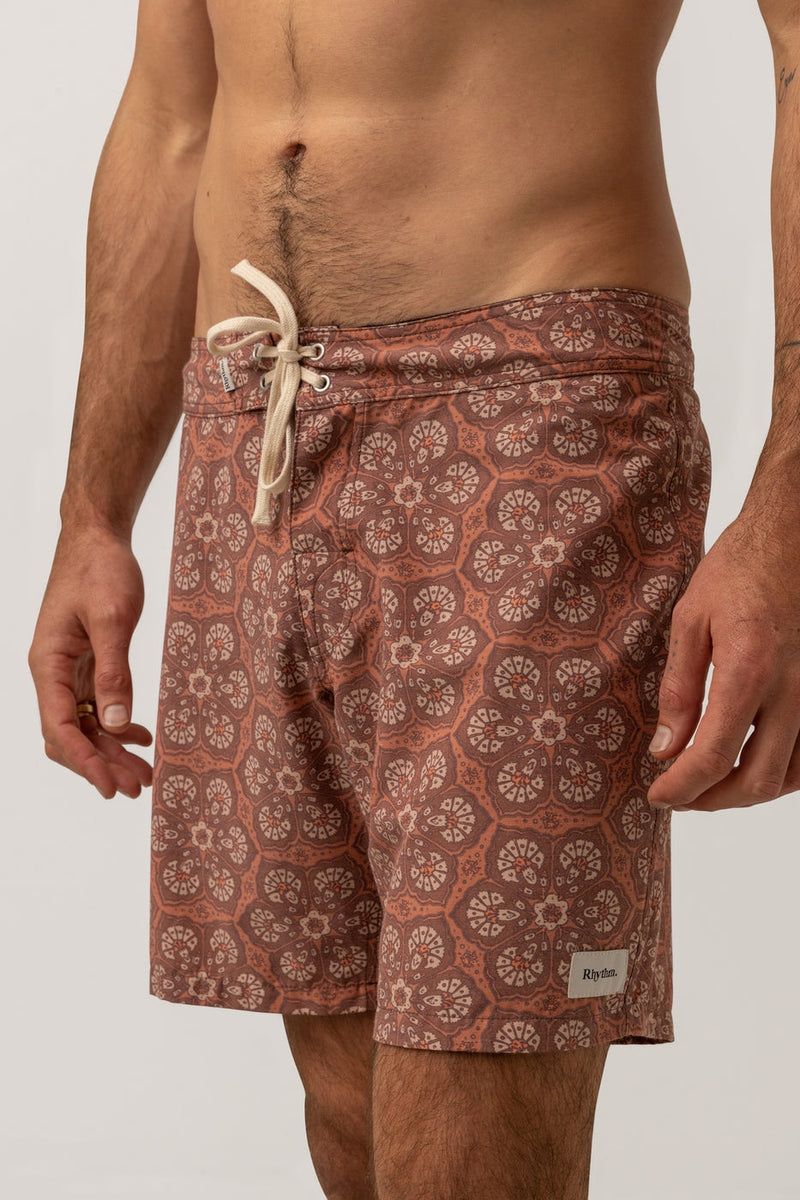Rhythm - Shorts de baño Talavera Trunk - Óxido - Hombres