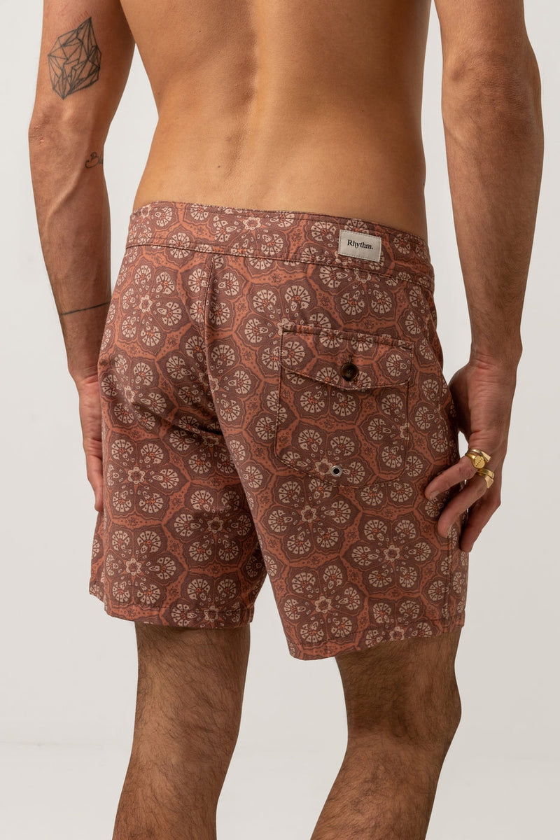 Rhythm - Shorts de baño Talavera Trunk - Óxido - Hombres