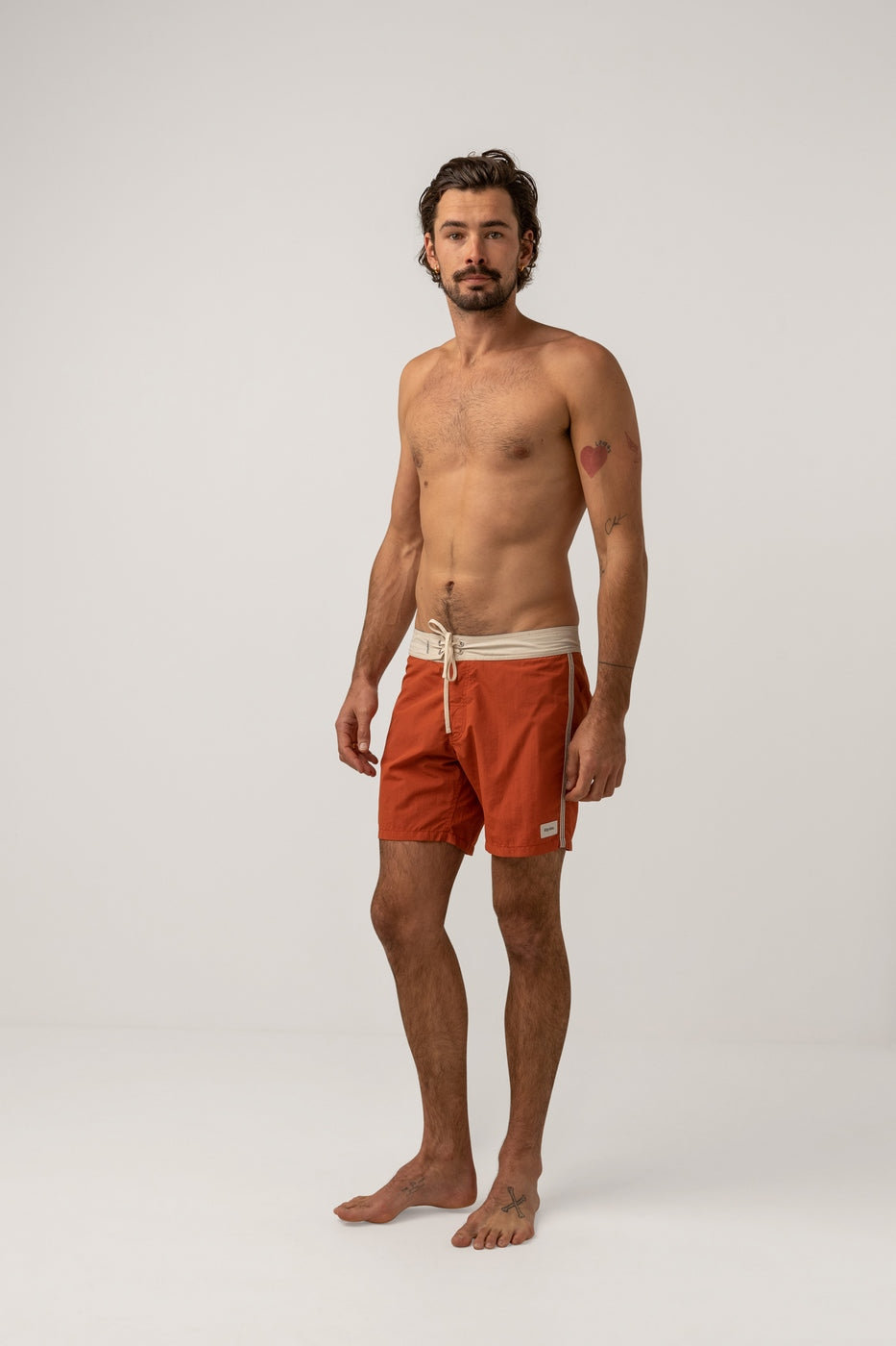 Short De Bain Heritage Trunk - Rust - Homme