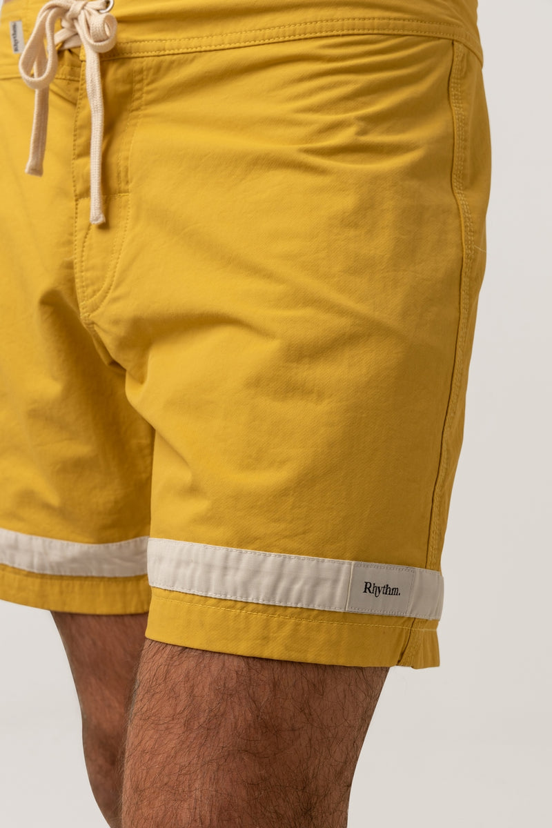 Rhythm - Boardshort Heritage Trim Trunk - Gold - Homme