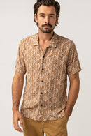 Rhythm - Chemise Floral Stripe - Butterscotch - Homme