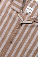 Rhythm - Chemise Vacation Stripe - Latte - Homme