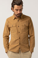 Rhythm - Chemise Brushed Twill - Tan - Homme