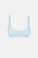 Rhythm - Top de bikini Isla Rib - Azul frío - Mujer