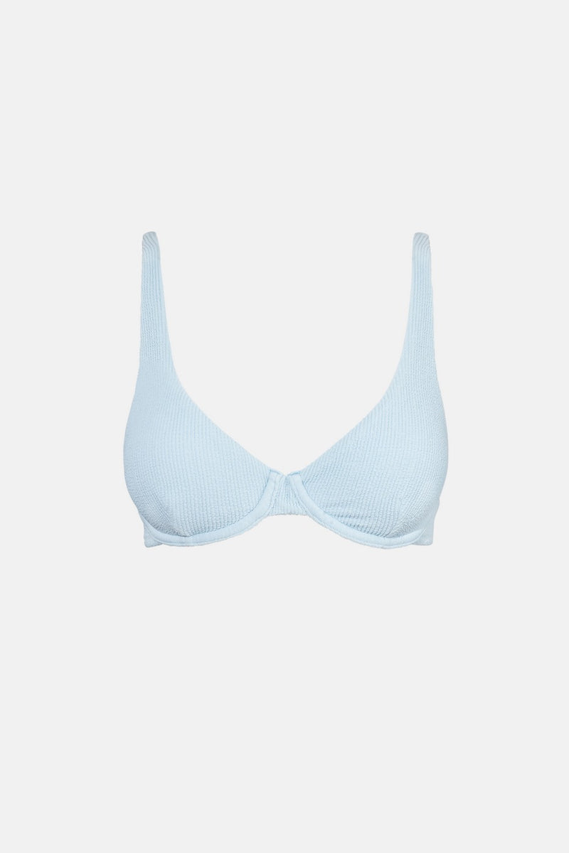 Rhythm - Haut De Maillot Isla Rib - Cool Blue - Femme