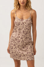 Rhythm - Drifter Floral Dress - Chocolate - Women