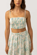 Rhythm - Top Cairo Crop Top - Azul - Mujer