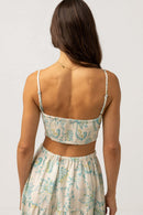 Rhythm - Top Cairo Crop Top - Azul - Mujer