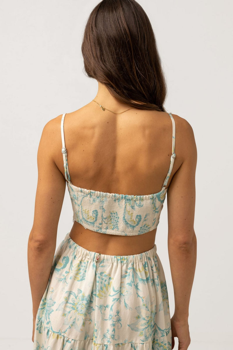 Rhythm - Top Cairo Crop Top - Azul - Mujer