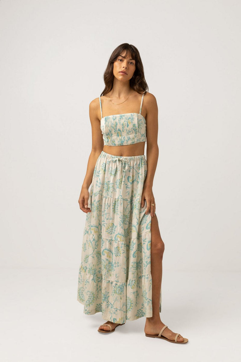Rhythm - Top Cairo Crop Top - Azul - Mujer