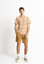 T-Shirt Everyday Stripe Ss - Cedar - Homme