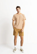 T-Shirt Everyday Stripe Ss - Cedar - Homme