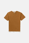 T-Shirt Linen Ss - Tobacco - Homme