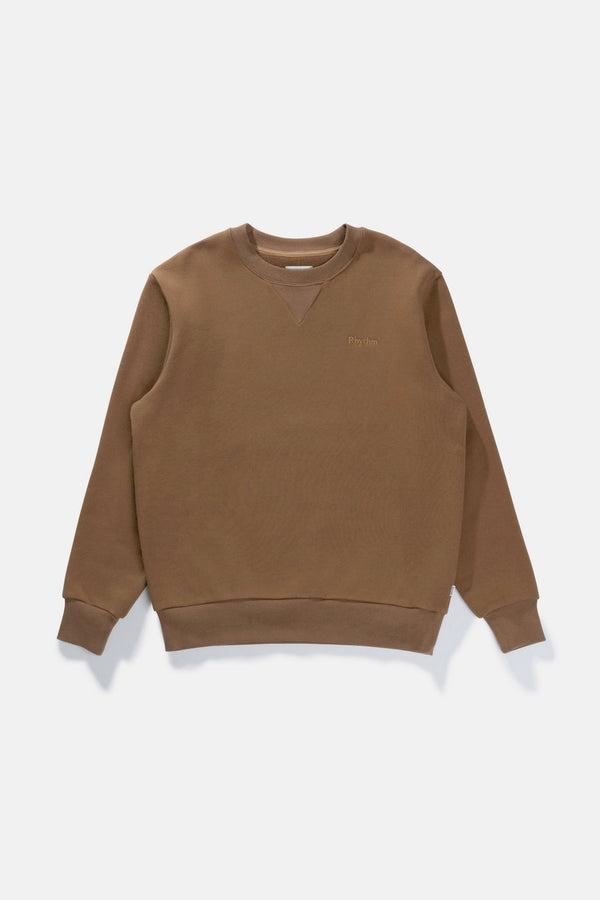 Sweat Heavyweight Fleece Crew - Tobacco - Homme