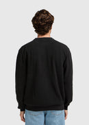 Structured Round Neck Sweater - Midnight Black