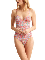 Maillot Une Pièce Libert - Rose Moyen Imprime - Femme