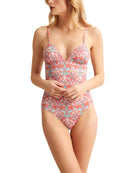 Cyrillus - Maillot Une Pièce Libert - Rose Moyen Imprime - Femme