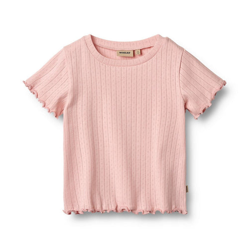 T-Shirt Côtelé Manches Courtes Irène - Junior