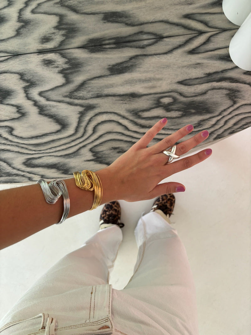 Bracelet Wave Plata