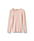 T-Shirt Côtelé Manches Longues Reese - Dim Rose
