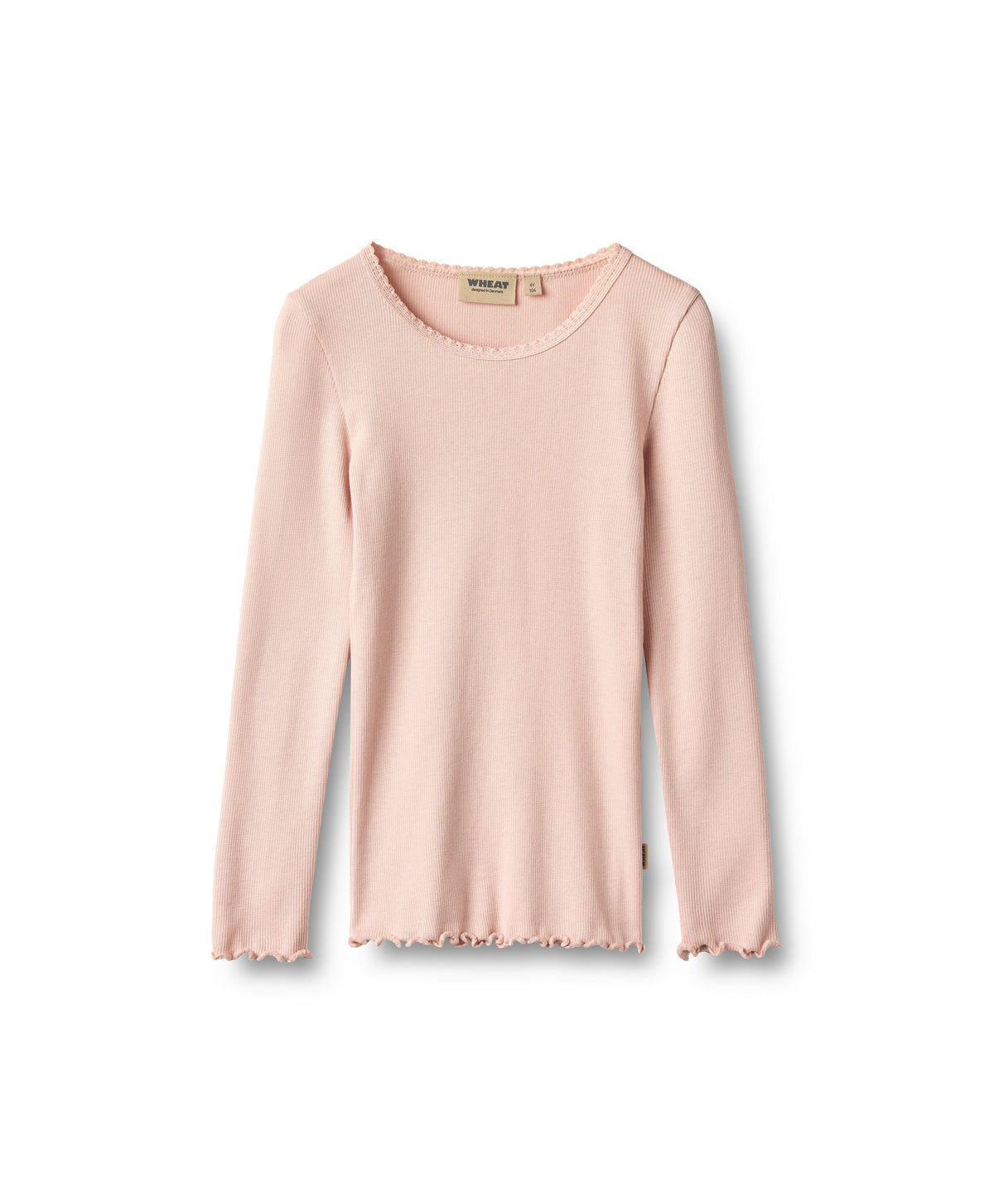 T-Shirt Côtelé Manches Longues Reese - Dim Rose