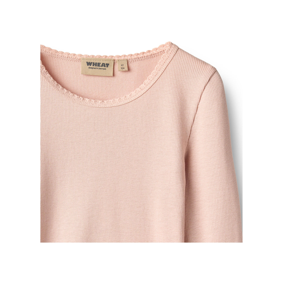 T-Shirt Côtelé Manches Longues Reese - Dim Rose