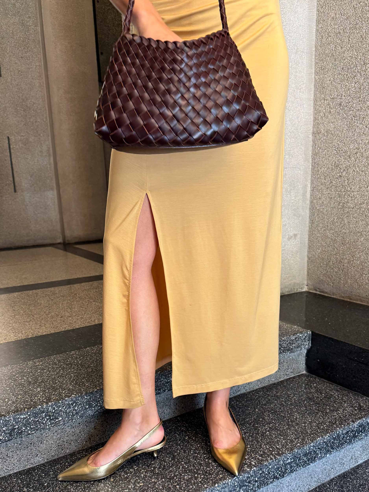 Elegance Essence Court Shoes - Gold