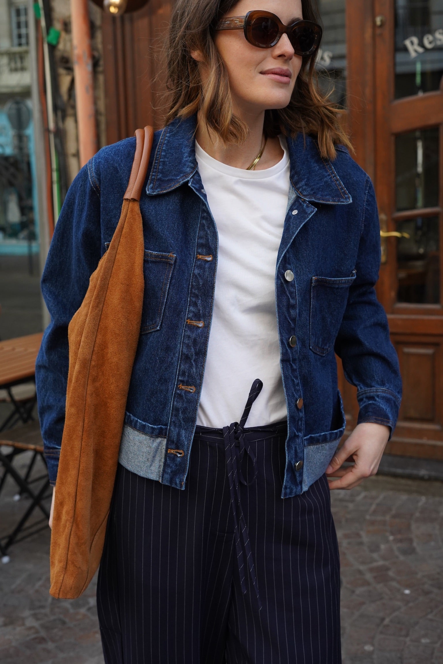 Roxane Denim Lapel Jacket