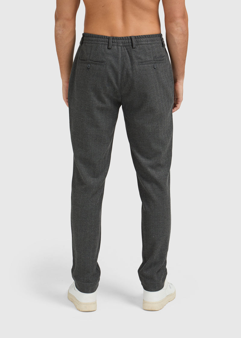 The Herringbone Pants - Anthracite