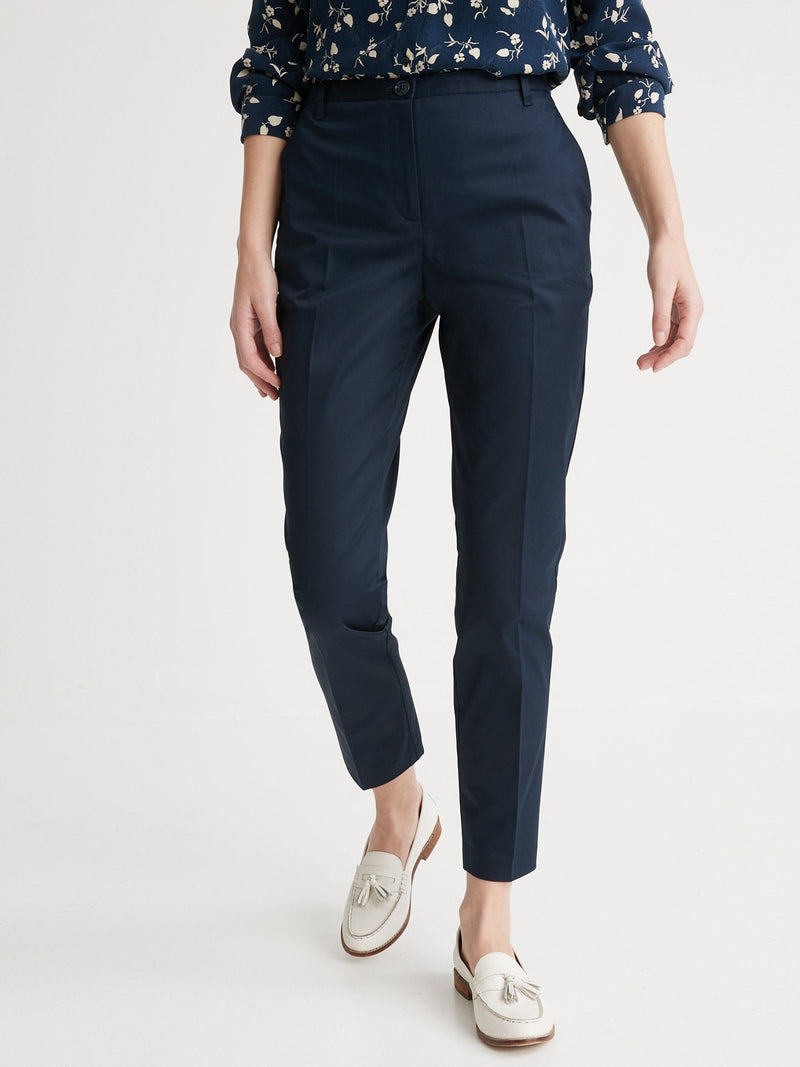 Cig Satin De Co Trousers - Plain Light Beige - Women
