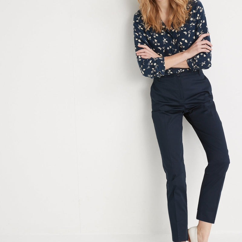Cig Satin De Co Trousers - Plain Light Beige - Women